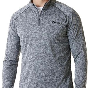Tesla Medium Quarter Zip Long-Sleeve Cool Dry Active Shirt